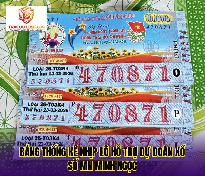 bảng thống kê nhịp lô hỗ trợ dự đoán xổ số mn minh ngọc