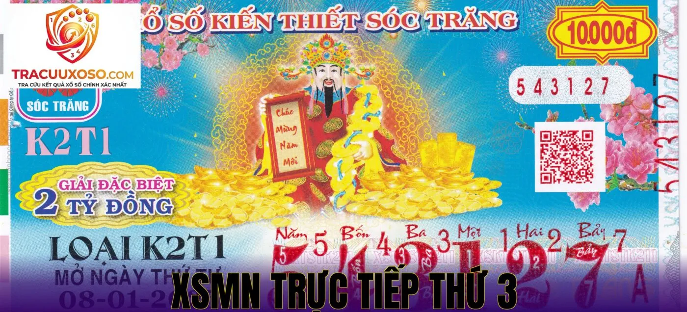 XSMN trực tiếp thứ 3