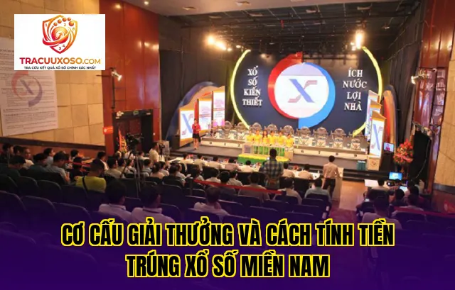 cơ cấu giải thưởng và cách tính tiền trúng xổ số miền nam