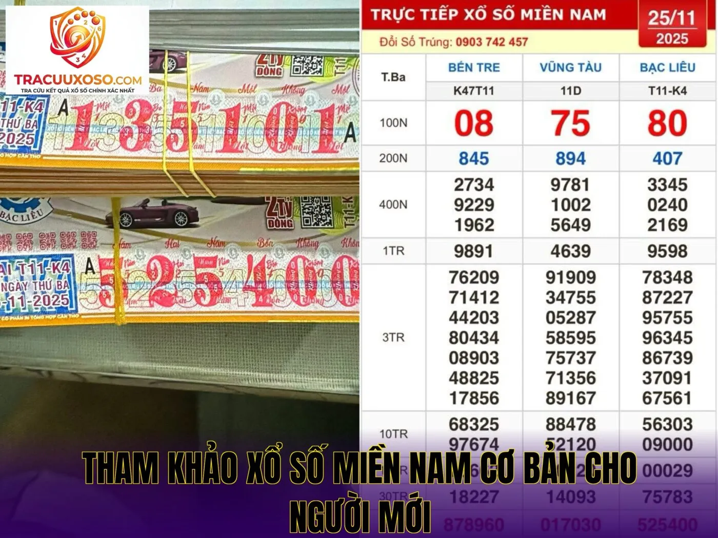 Tham khảo xổ số miền Nam cơ bản cho người mới