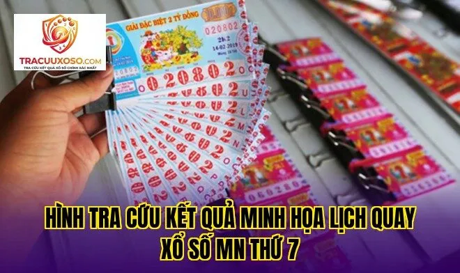 Hình tra cứu kết quả minh họa lịch quay xổ số mn thứ 7