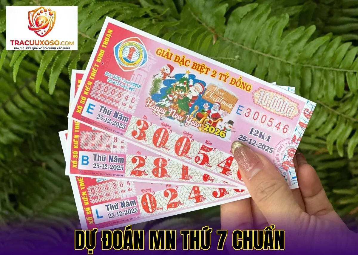 Dự đoán MN thứ 7 chuẩn