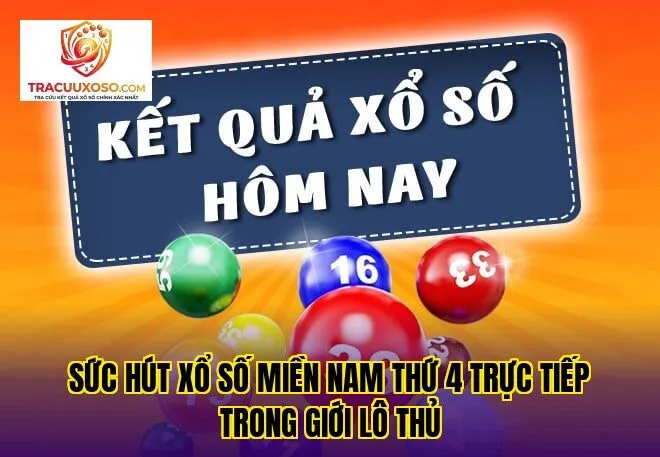 sức hút xổ số miền nam thứ 4 trực tiếp trong giới lô thủ