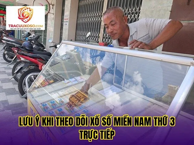 lưu ý khi theo dõi xổ số miền nam thứ 3 trực tiếp