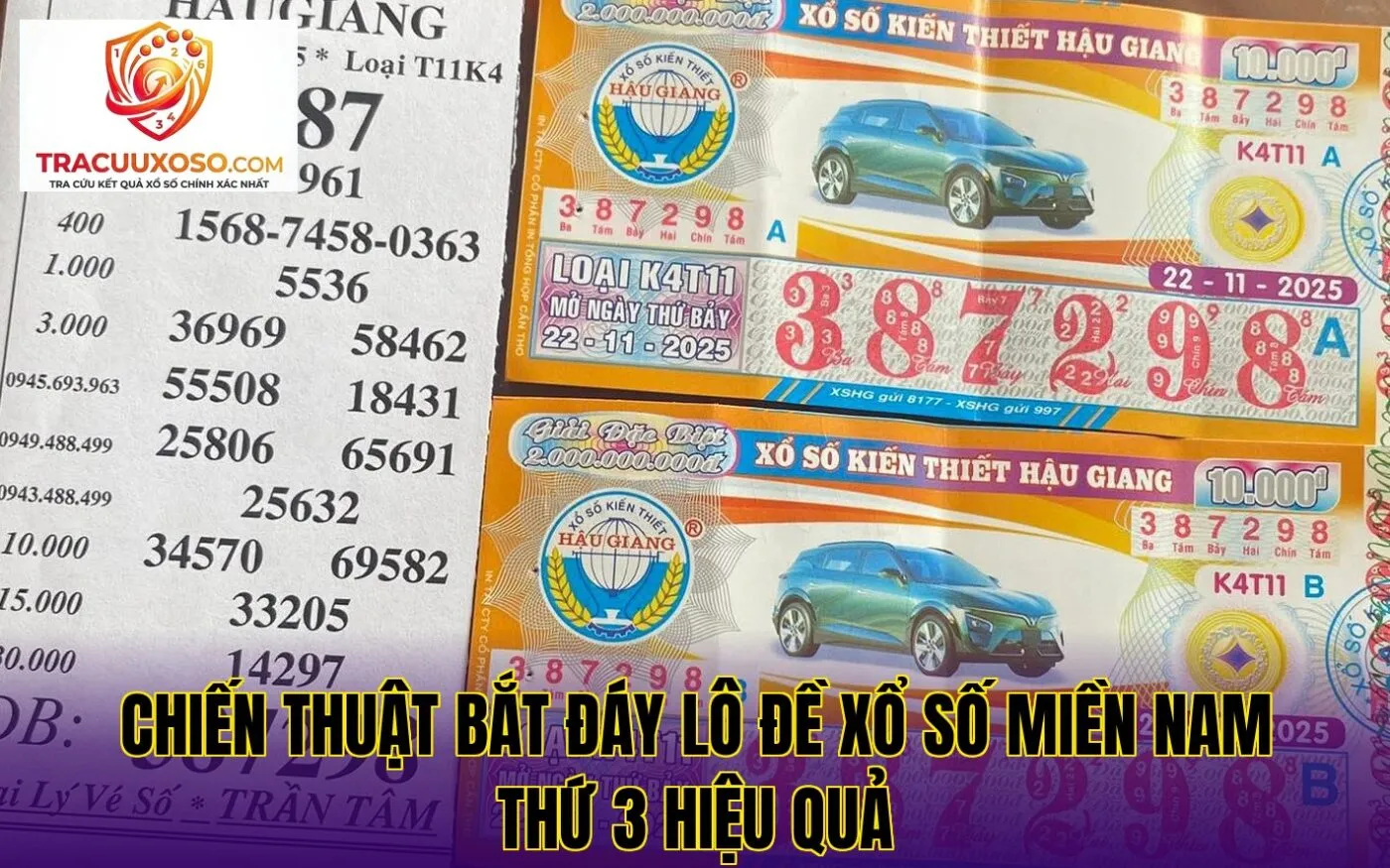 chiến thuật bắt đáy lô đề xổ số miền nam thứ 3 hiệu quả