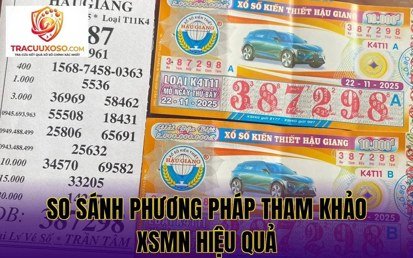So sánh phương pháp tham khảo XSMN hiệu quả