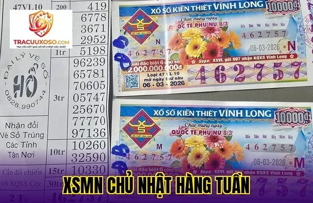 XSMN chủ nhật hàng tuần