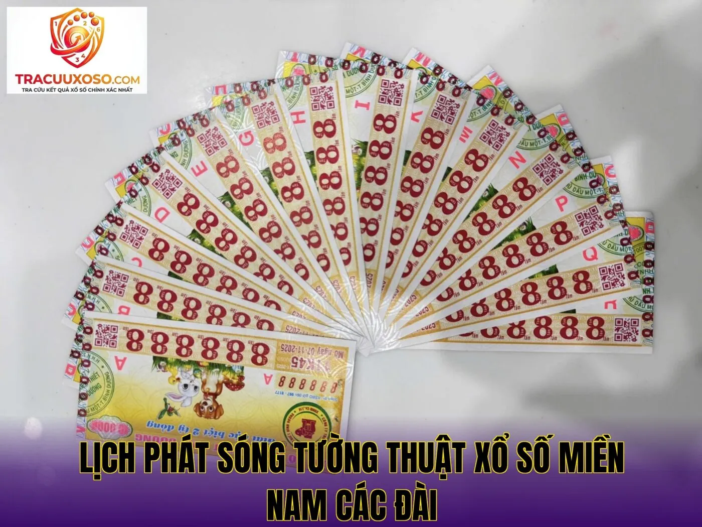 lịch phát sóng tường thuật xổ số miền nam các đài