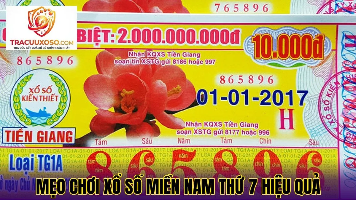 mẹo chơi xổ số miền nam thứ 7 hiệu quả