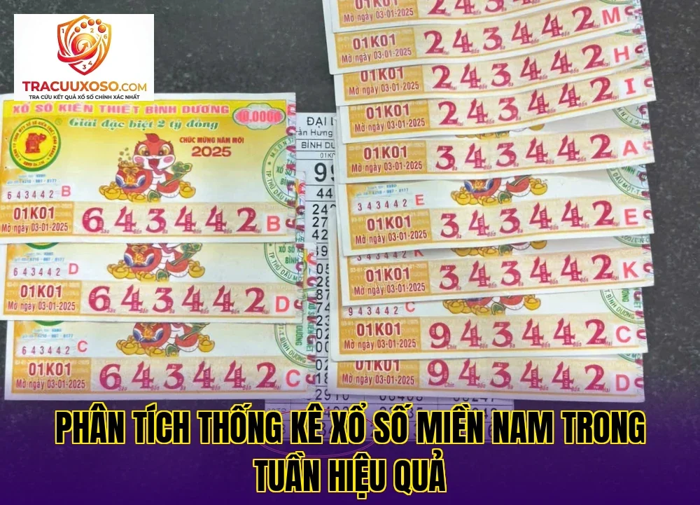phân tích thống kê xổ số miền nam trong tuần hiệu quả