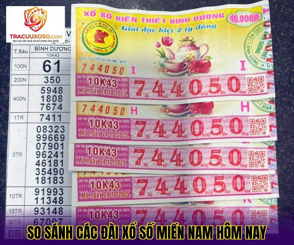 so sánh các đài xổ số miền nam hôm nay