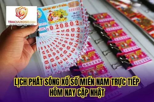 lịch phát sóng xổ số miền nam trực tiếp hôm nay cập nhật