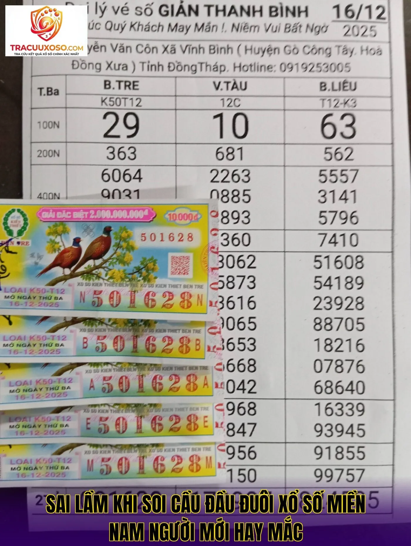sai lầm khi soi cầu đầu đuôi xổ số miền nam người mới hay mắc