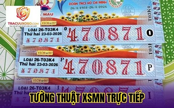 Tường thuật XSMN trực tiếp