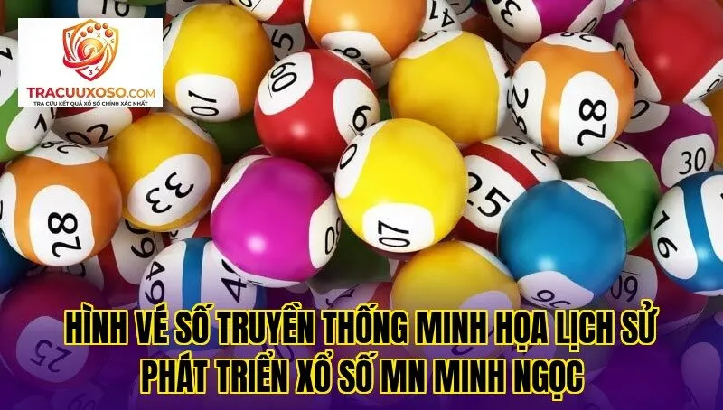 Hình vé số truyền thống minh họa lịch sử phát triển xổ số mn Minh Ngọc