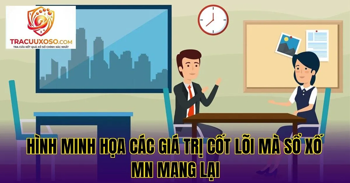 Hình minh họa các giá trị cốt lõi mà sổ xố MN mang lại